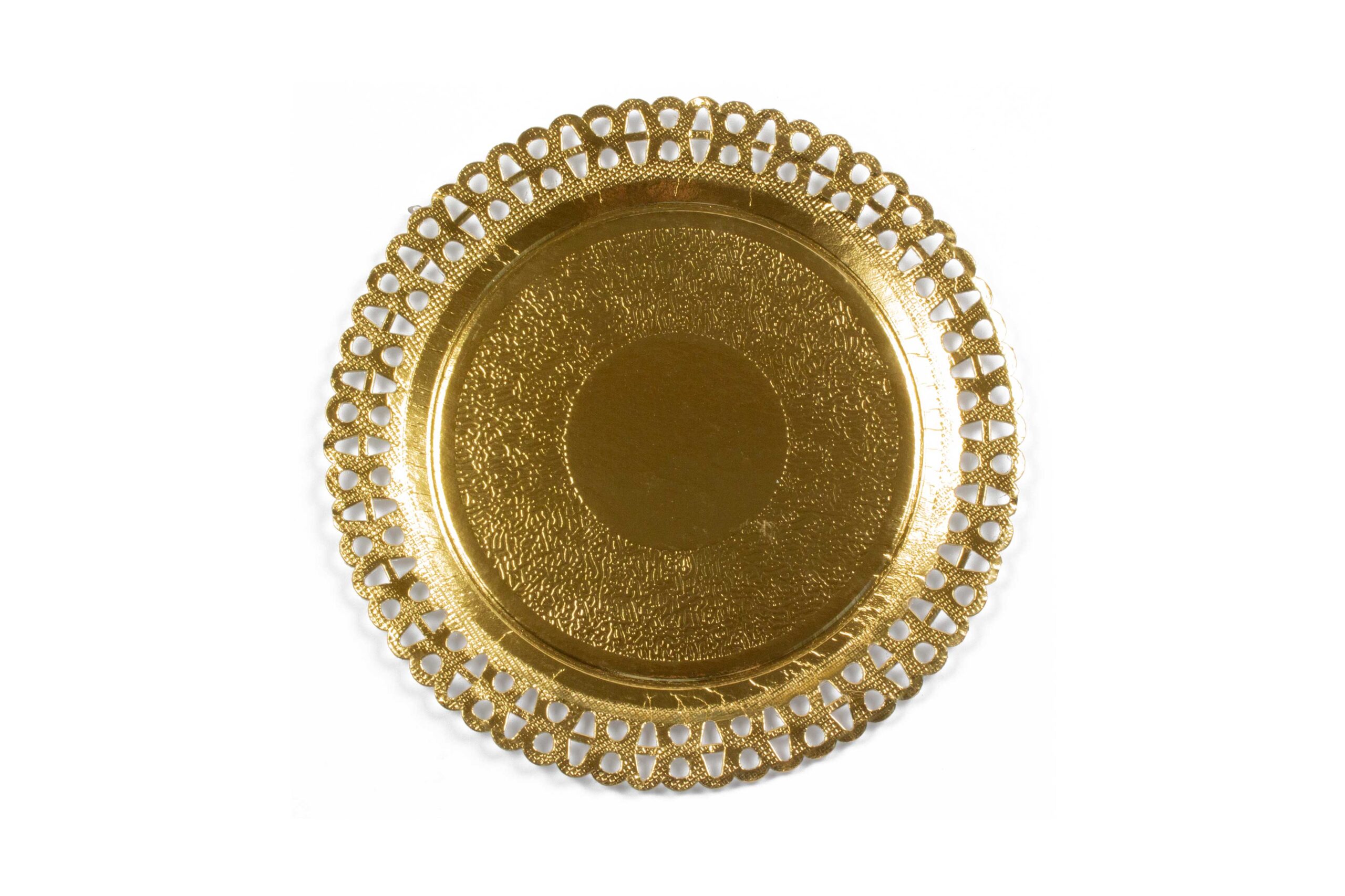 Golden doily-plate Diana