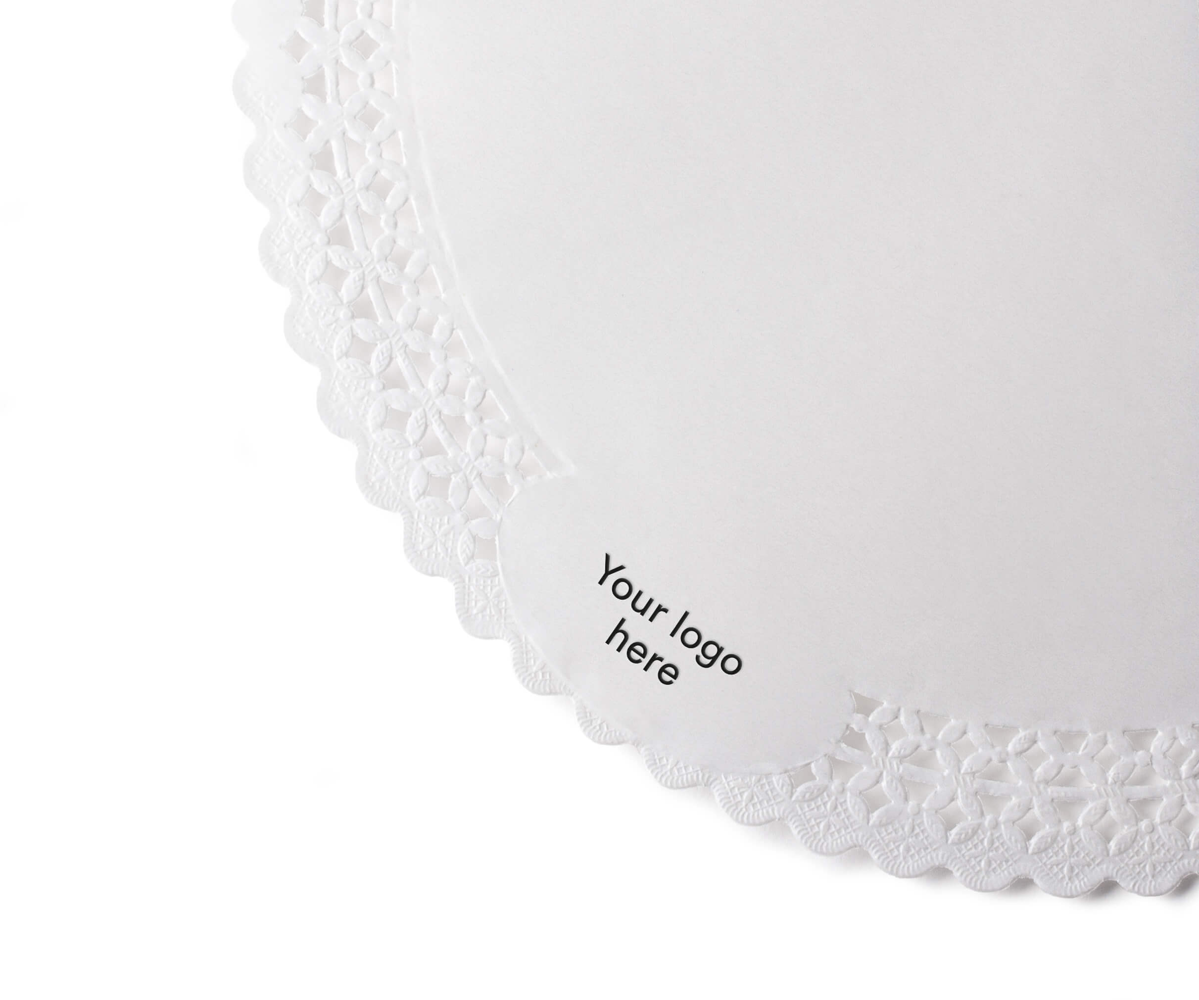 Personalized round doilies